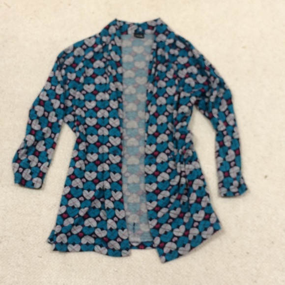 Sweet heart retro cardi 3/4 sleeve sweater top - Picture 3 of 5